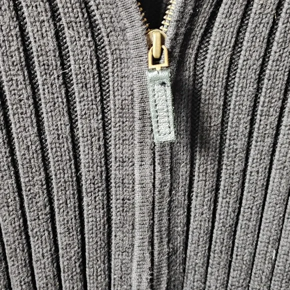 Ralph Lauren Womens L Black Zip Sweater - Picture 6 of 6